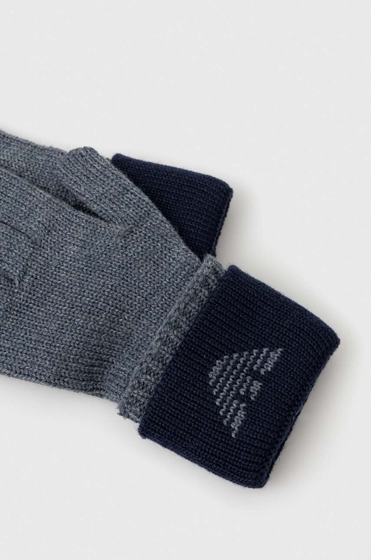 Emporio Armani czapka i rękawiczki dziecięce 407527.3F489 szary
