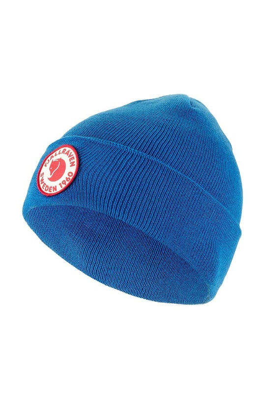 Fjallraven caciula copii Kids 1960 Logo Hat imprimeu albastru F78144.538