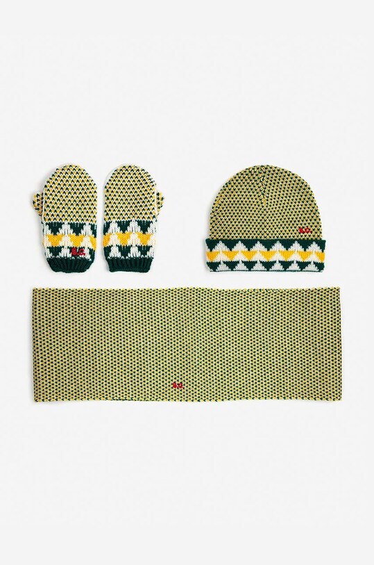 Дитячий комплект Bobo Choses 223FI005 зелений AW23