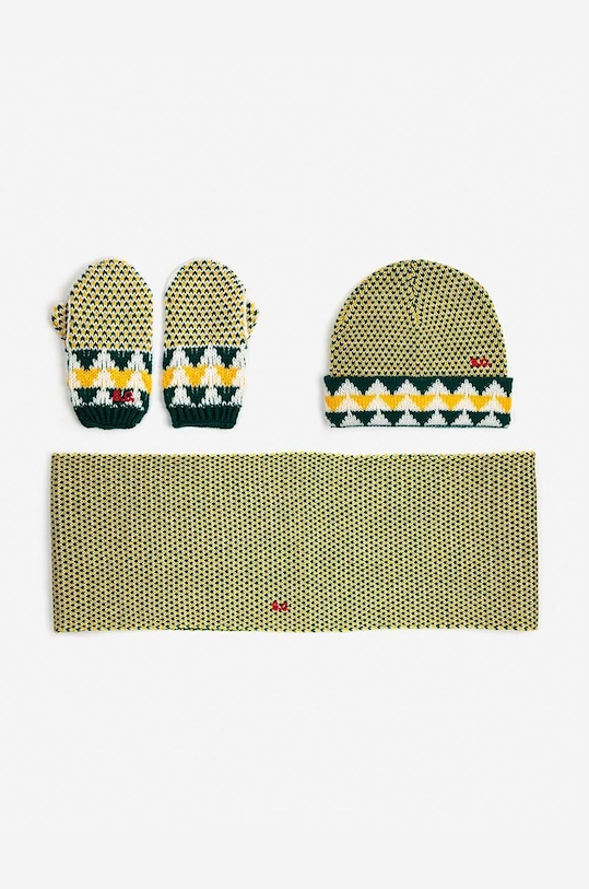 Bobo Choses komplet dziecięcy 223FI005 zielony AW23