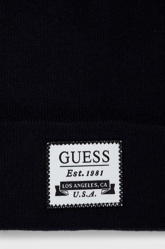 Akcesoria Guess czapka z domieszką wełny M3YZ09.Z2SD1 granatowy