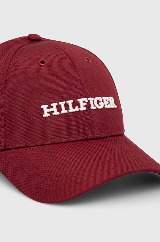 Шапка с козирка Tommy Hilfiger AM0AM11250 бордо AW23