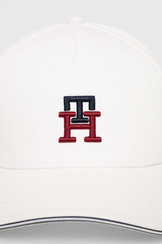 Tommy Hilfiger czapka z daszkiem bawełniana AM0AM11514 biały AW23