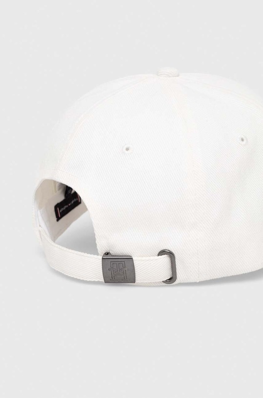 Akcesoria Tommy Hilfiger czapka z daszkiem bawełniana AM0AM11514 biały