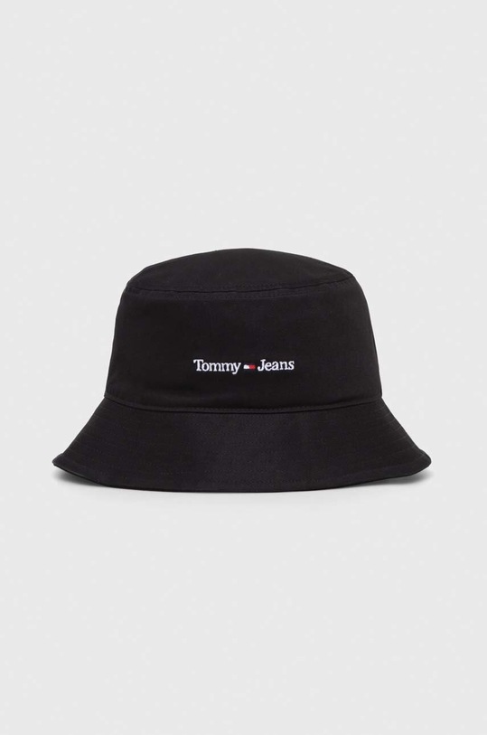 Tommy Jeans kapelusz aplikacja czarny AM0AM11005