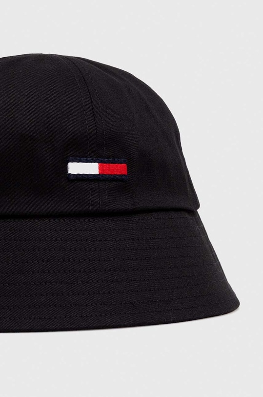 Tommy Jeans palarie din bumbac AM0AM11512 negru AW23
