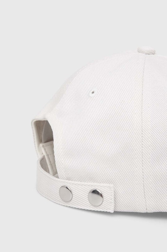 Akcesoria Calvin Klein czapka z daszkiem bawełniana K50K510661 biały