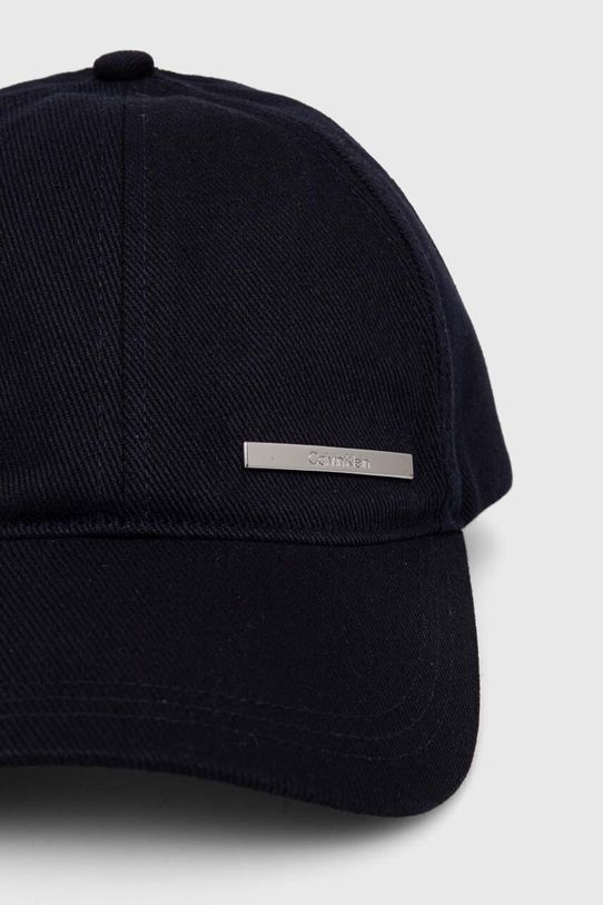Calvin Klein czapka z daszkiem bawełniana K50K510661 granatowy SS24