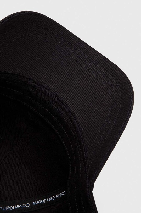 Calvin Klein Jeans czapka z daszkiem bawełniana czarny K50K510061