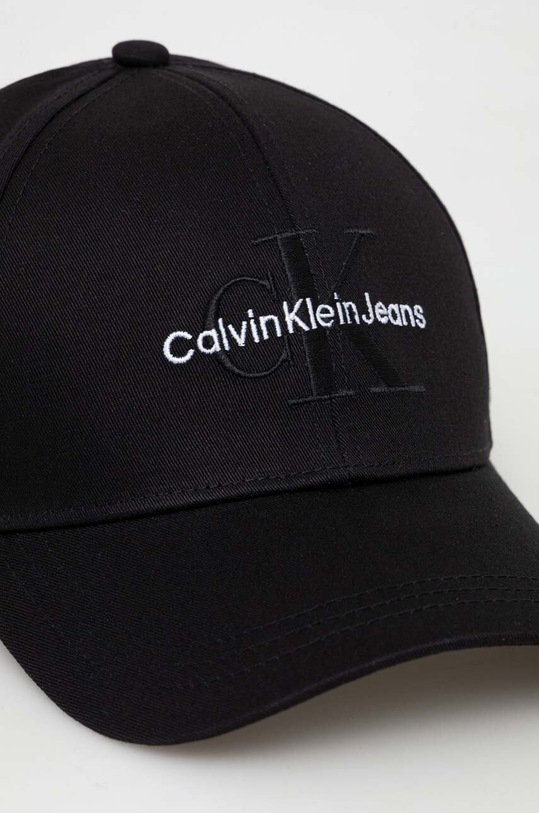 Bavlněná baseballová čepice Calvin Klein Jeans K50K510061 černá SS24
