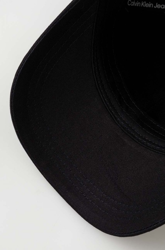 Bavlněná baseballová čepice Calvin Klein Jeans černá K50K510061