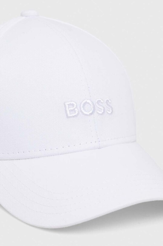 BOSS șapcă de baseball din bumbac 50495121 alb AA00