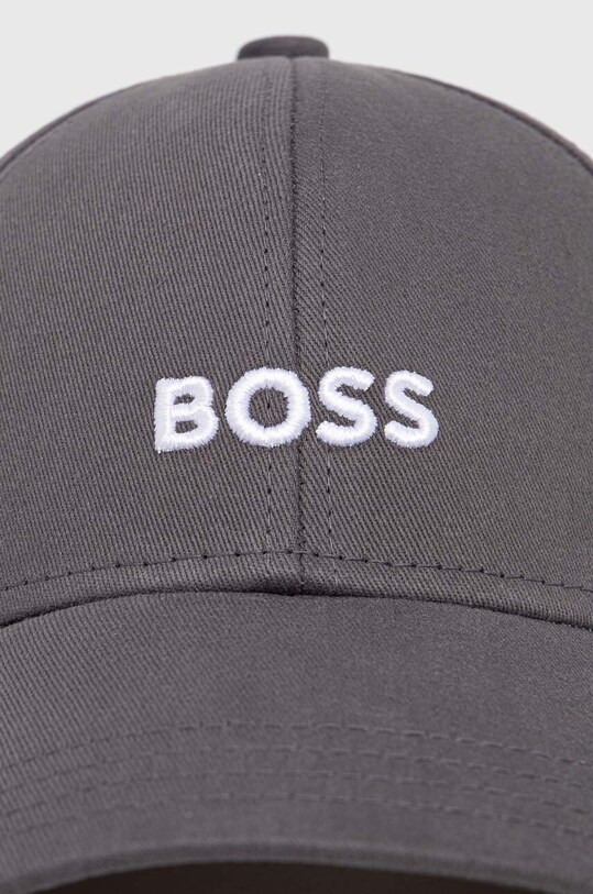BOSS șapcă de baseball din bumbac 50495121 gri AA00