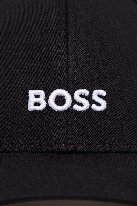 Pamučna kapa sa šiltom BOSS 50495121 crna AA00