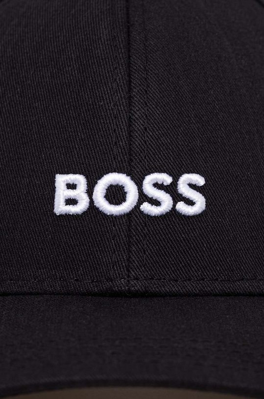 Βαμβακερό καπέλο του μπέιζμπολ BOSS 50495121 μαύρο AA00