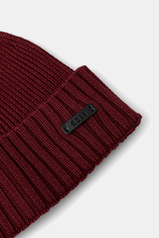 BOSS căciulă de lână 50495306 rosu AW25