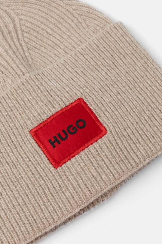 Аксесуари Вовняна шапка HUGO 50496011 бежевий