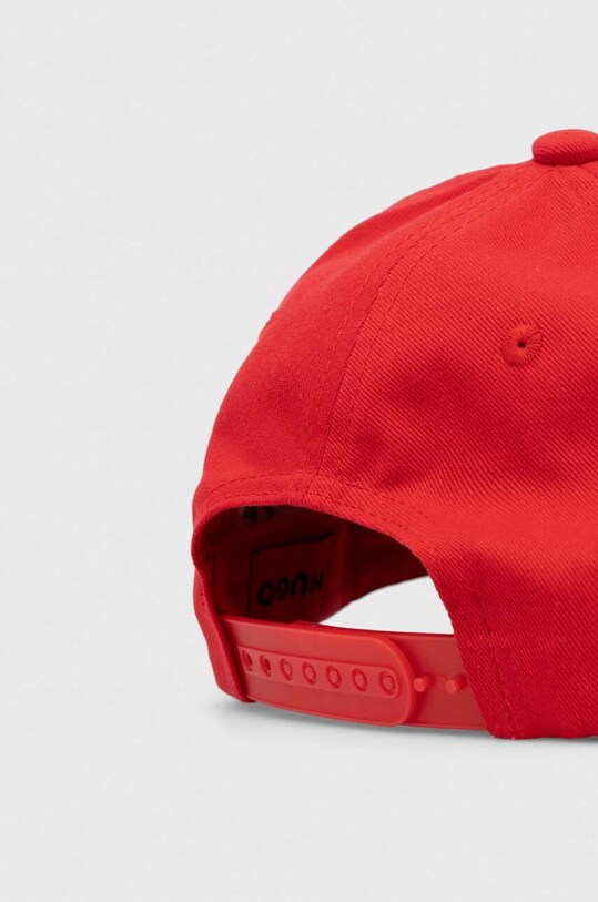 Accesorii HUGO șapcă de baseball din bumbac 50496033 rosu