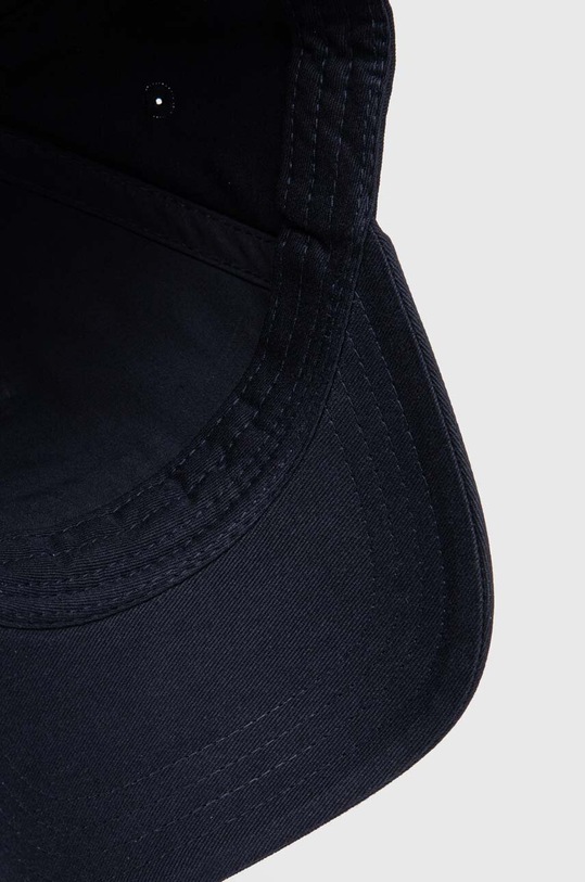 HUGO czapka z daszkiem bawełniana granatowy 50496033