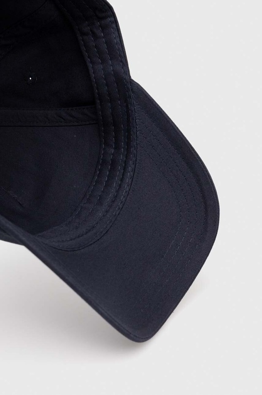 HUGO czapka z daszkiem bawełniana granatowy 50496033