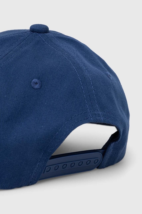 HUGO czapka z daszkiem bawełniana 50496033 granatowy SS24
