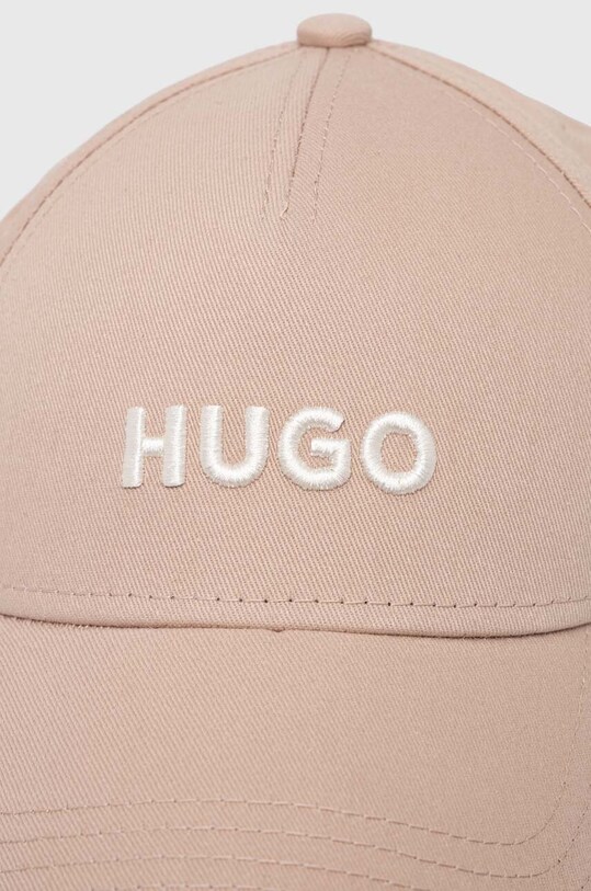 Accesorii HUGO șapcă de baseball din bumbac 50496033 bej