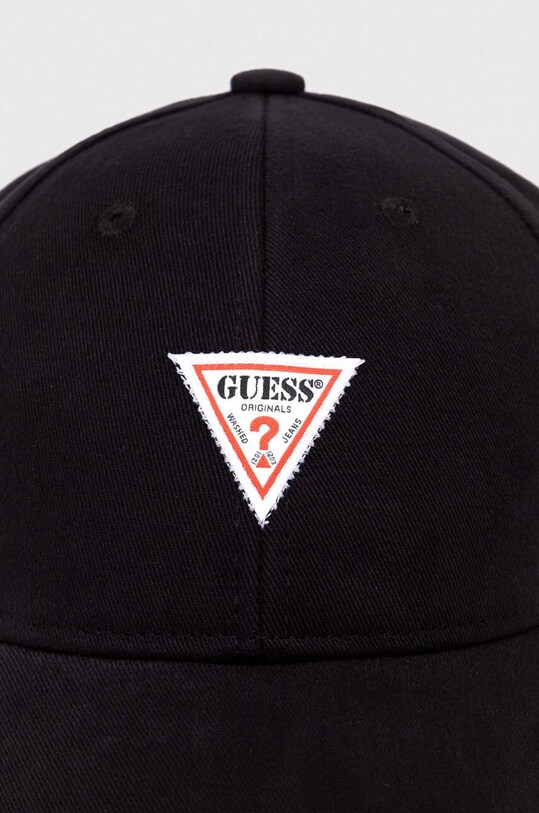 Guess Originals czapka z daszkiem bawełniana M3YZ01WT8V0 czarny AW23