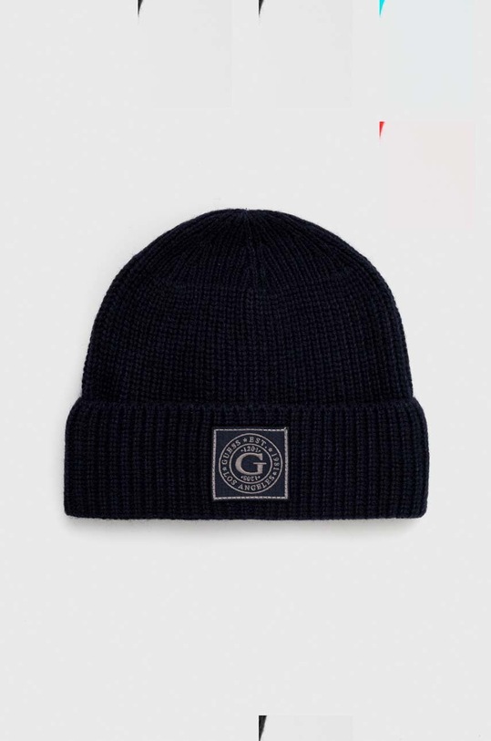 Guess czapka wełniana wełna granatowy M3BZ11.Z2W00