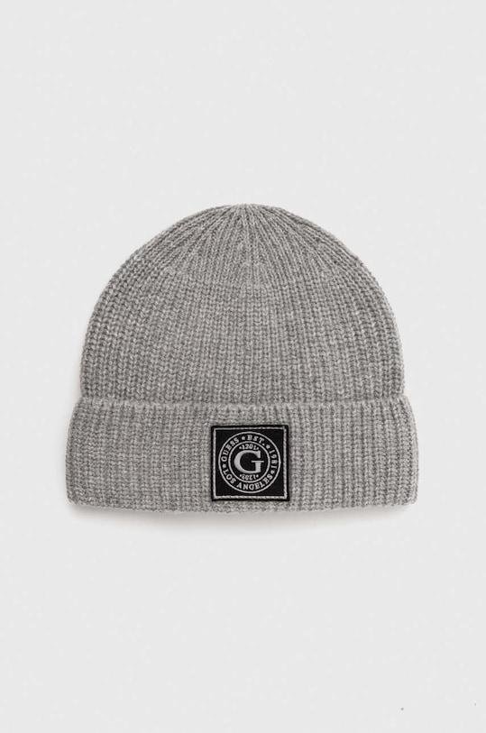 Guess czapka wełniana wełna szary M3BZ11.Z2W00