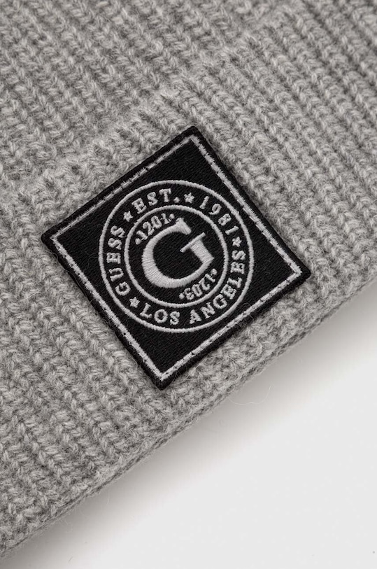 Akcesoria Guess czapka wełniana M3BZ11.Z2W00 szary