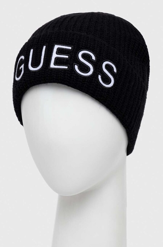Шапка з домішкою вовни Guess M3BZ18.Z39B0 чорний AW23
