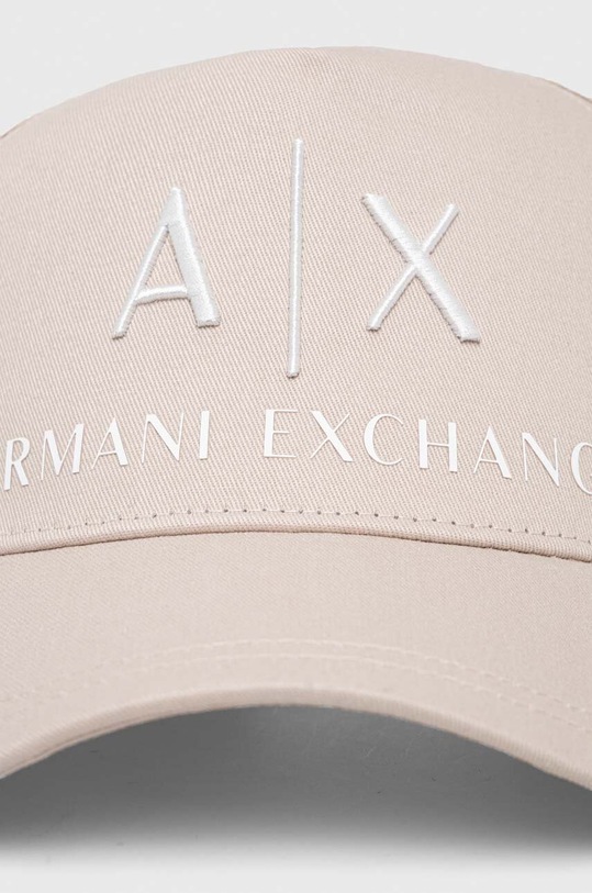 Armani Exchange czapka z daszkiem 954039.CC513 beżowy SS25