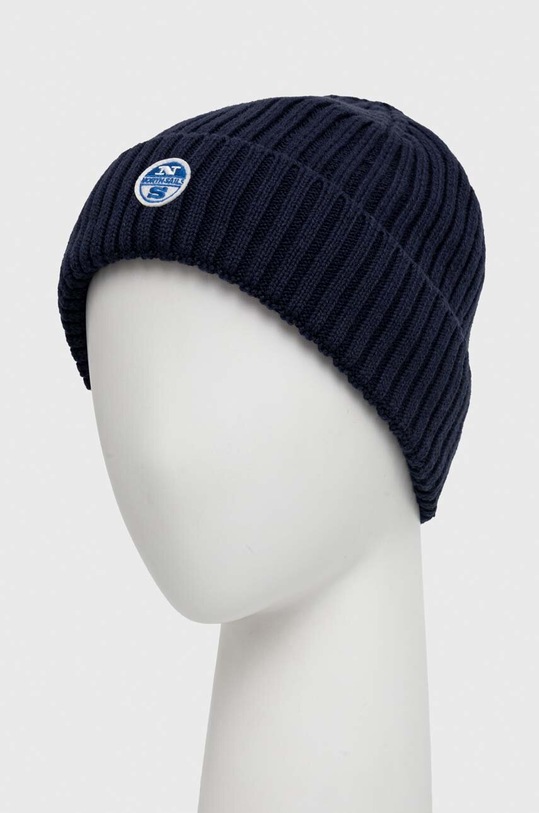 North Sails caciula din amestec de lana 623231 bleumarin AW23