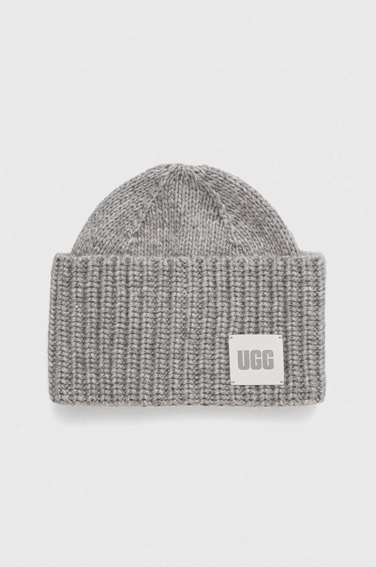 UGG palarie si manusi din amestec de lana 22725. gri AW23