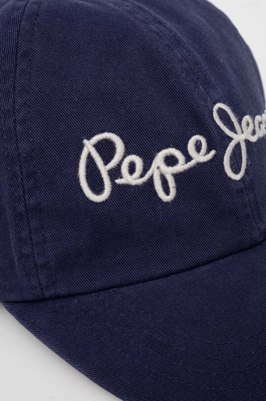 Pepe Jeans czapka z daszkiem bawełniana Gilbert PM040529.594 granatowy AW23