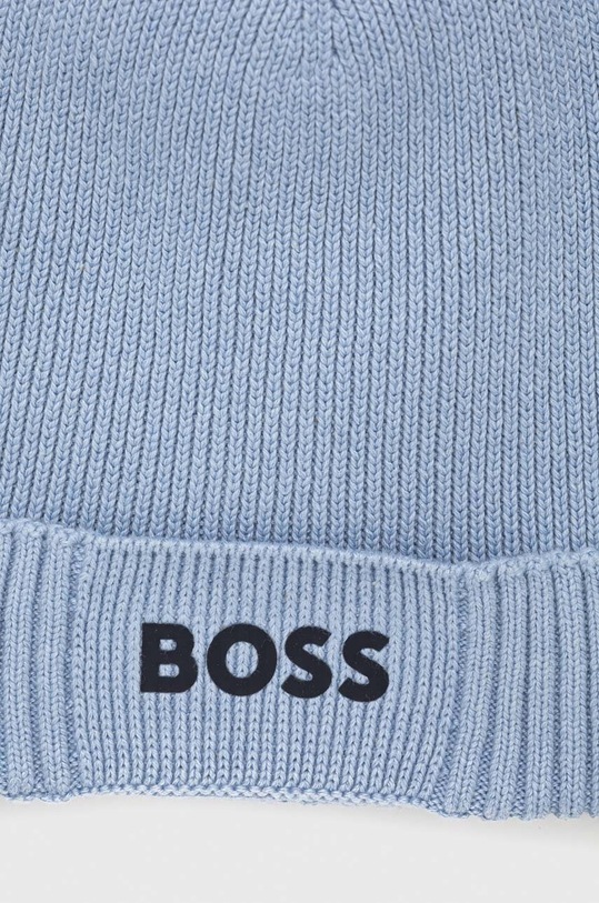 Akcesoria BOSS Green czapka z domieszką wełny BOSS GREEN 50499423 niebieski