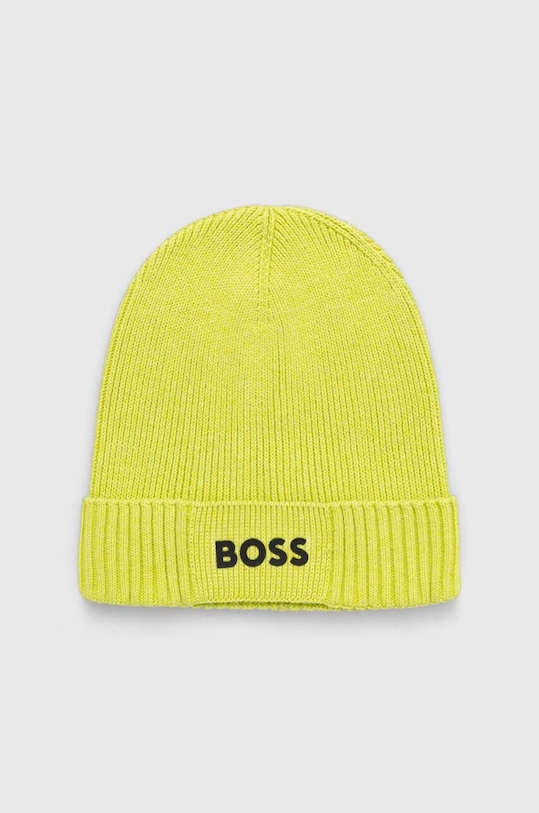 Σκουφί από μείγμα μαλλιού Boss Green BOSS GREEN με μείγμα μαλλιού πράσινο 50499423