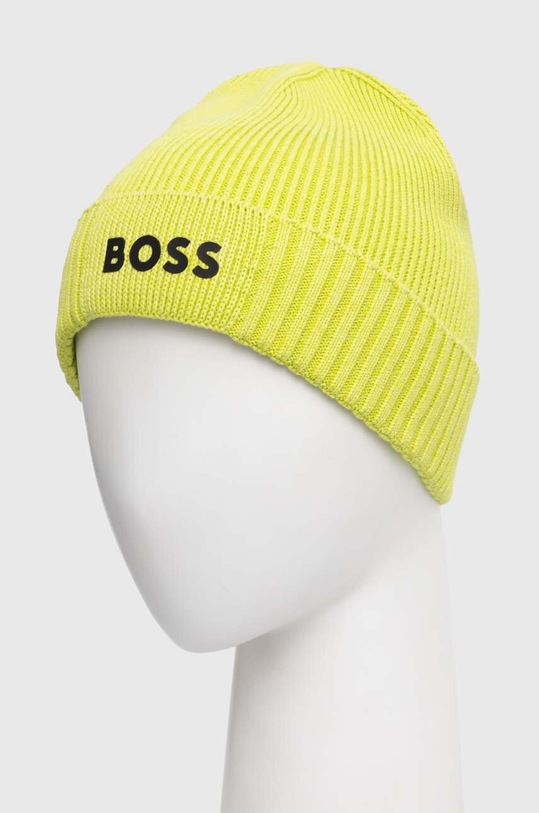 Σκουφί από μείγμα μαλλιού Boss Green BOSS GREEN 50499423 πράσινο AW24