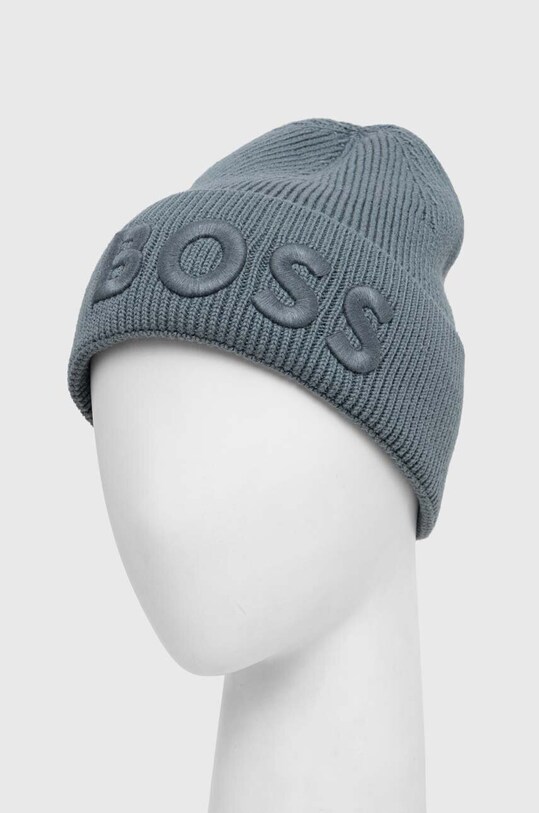 Accesorii Boss Orange caciula din amestec de lana BOSS ORANGE 50497967 verde
