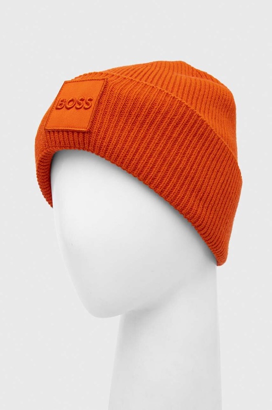 BOSS sapka gyapjú keverékből 50497957 narancssárga AW23