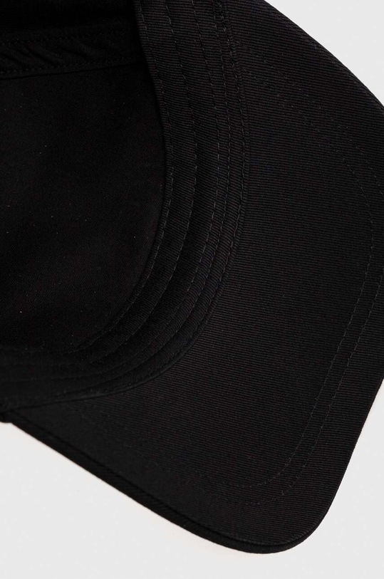 Trussardi czapka z daszkiem bawełniana czarny 57Z00316.1T006541