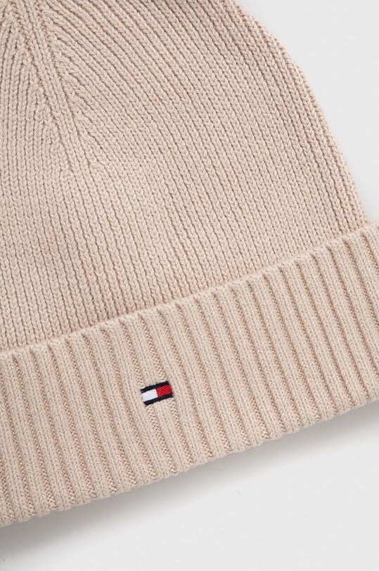 Αξεσουάρ Σκουφί με μείγμα κασμίρ Tommy Hilfiger AM0AM10337 μπεζ