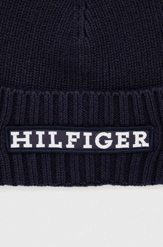 Аксессуары Шапка с примесью шерсти Tommy Hilfiger AM0AM11737 тёмно-синий