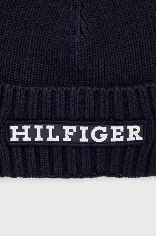 Αξεσουάρ Σκουφί από μείγμα μαλλιού Tommy Hilfiger AM0AM11737 σκούρο μπλε