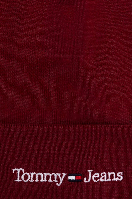 Tommy Jeans czapka AM0AM11016 bordowy AW23