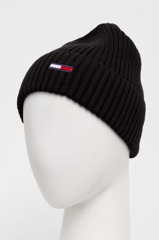 Čiapka Tommy Jeans AM0AM11693 čierna AW23