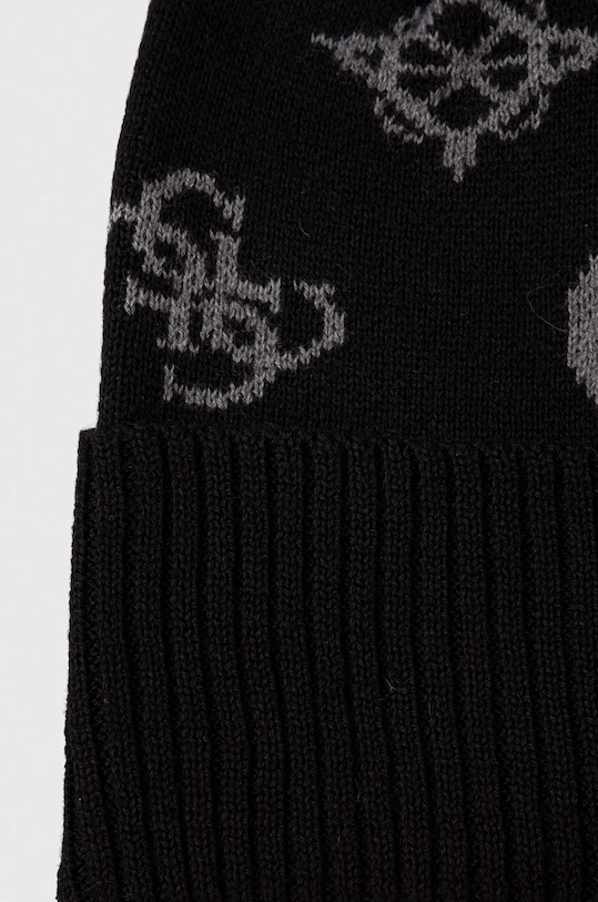 Akcesoria Guess czapka z domieszką wełny AM5024.POL01 czarny