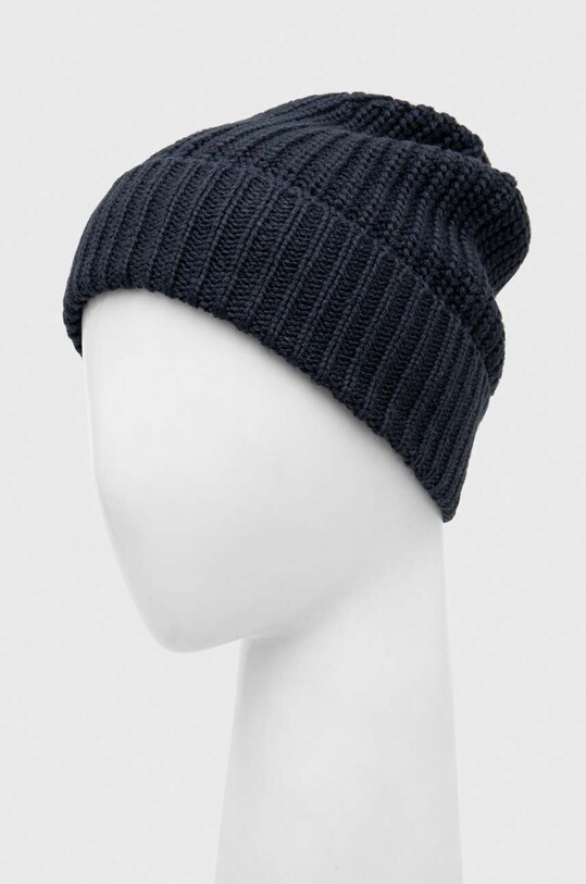 Σκουφί από μείγμα μαλλιού Guess AM5025.POL01 σκούρο μπλε AW23