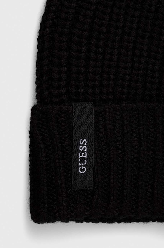 Akcesoria Guess czapka z domieszką wełny AM5025.POL01 czarny