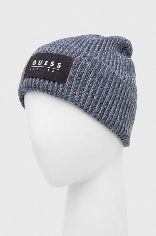 Guess caciula din amestec de lana AM5026.POL01 albastru AW23